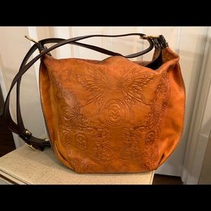 Marino Orlandi Italian Leather Bucket Sling Bag